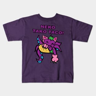 Neko Tako Taco! (English) Kids T-Shirt